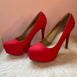 Charlotte Russe Hot Pink Platform Heels